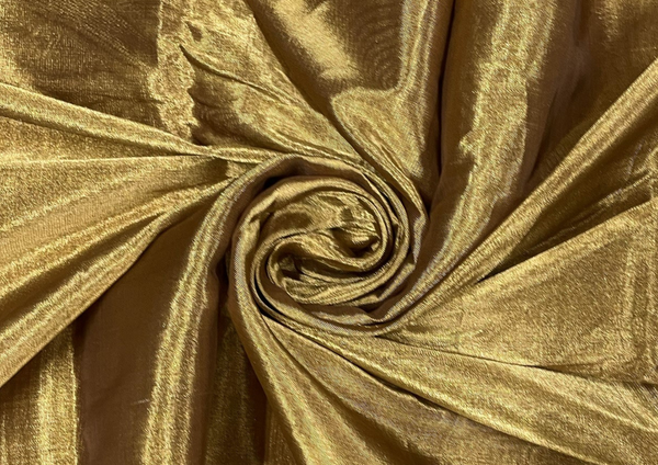 Pure Zari Tissue Golden