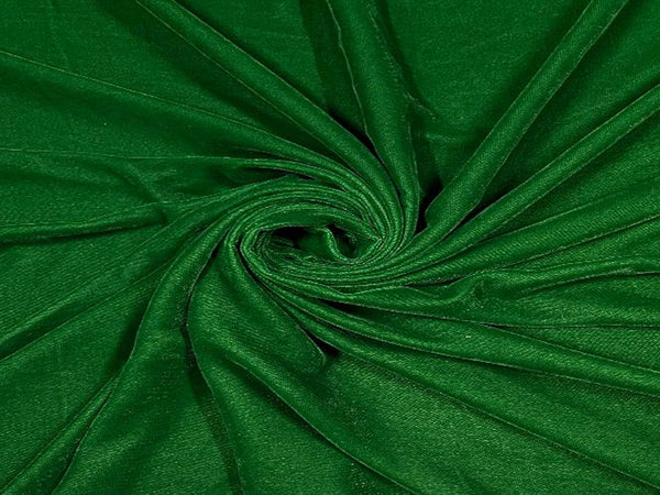 Forest Green Plain Velvet Fabric