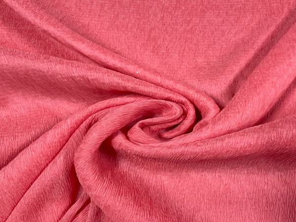 Pleated Crush Georgette Pink
