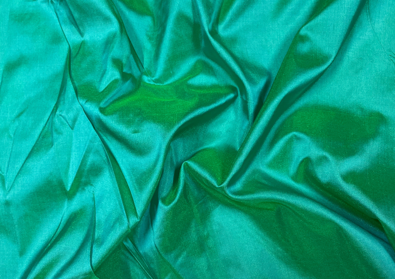 Pure Silk Two Tone Green 3