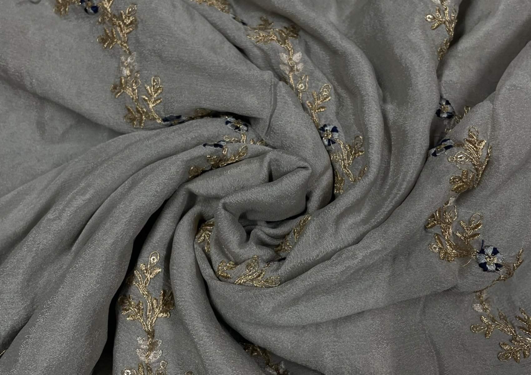 Embroidered Semi Chiffon Fabrics online