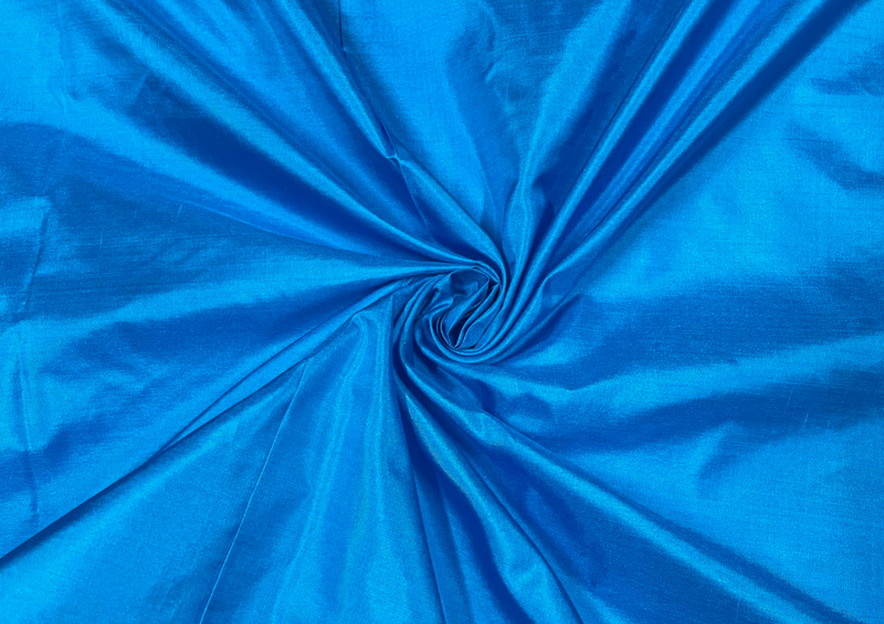Pure Satin Silk Bright Blue