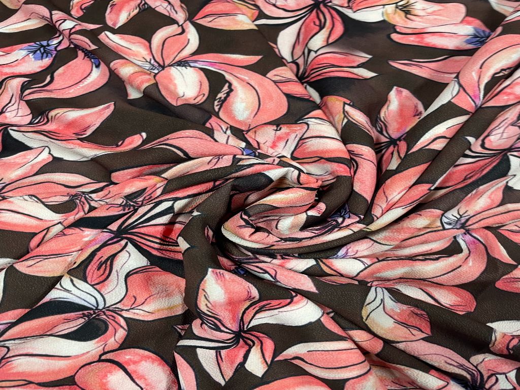 Floral Printed Georgette Fabric