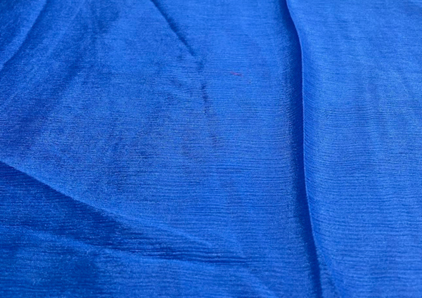 Blue Ombre Plain Pure Chiffon Fabric