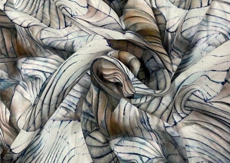 Georgette Grey Abstract