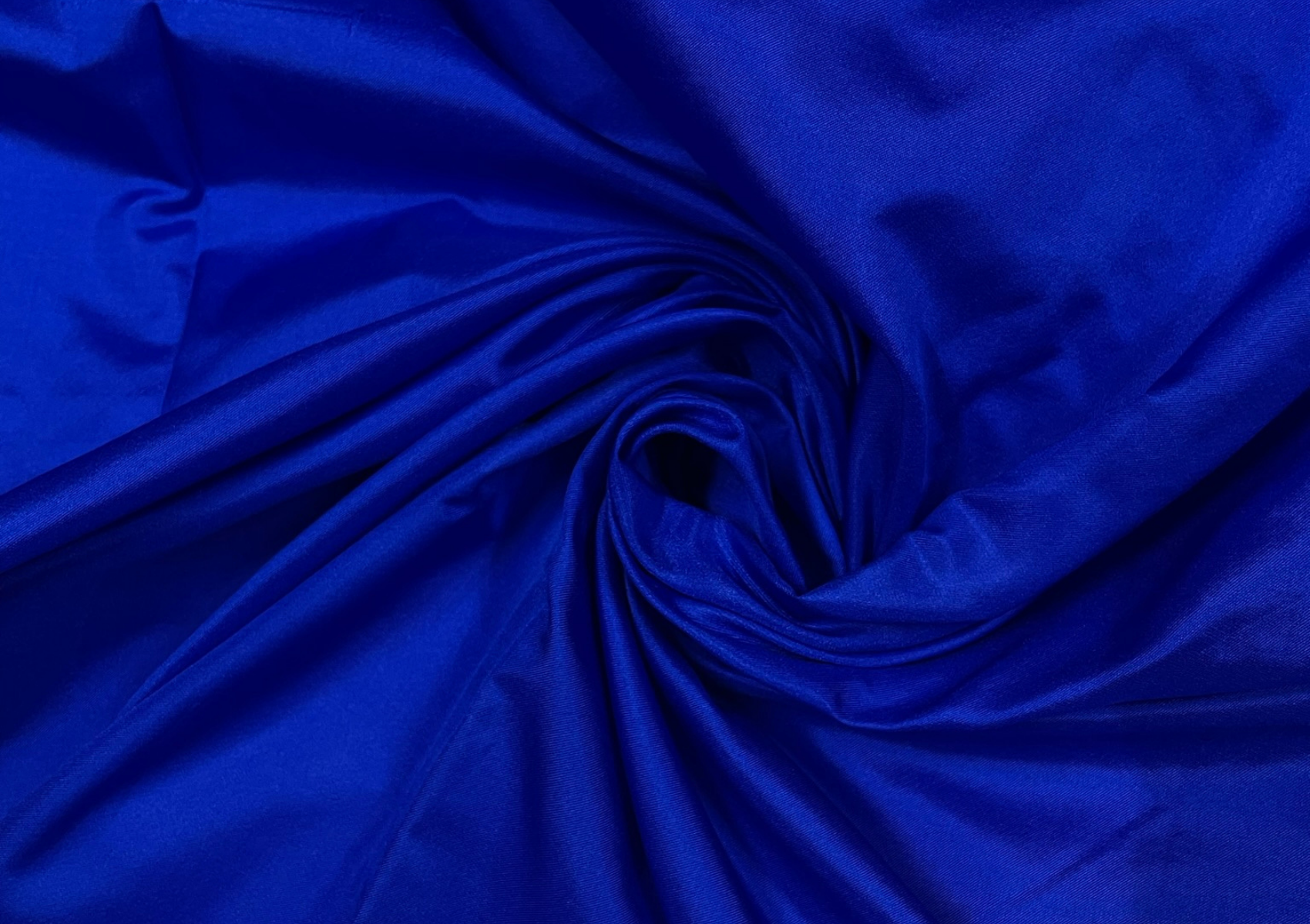 Royal Blue Plain Pure Satin Silk Fabric