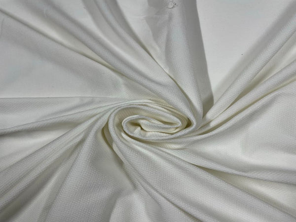 White Harrier Crepe Fabric