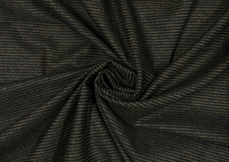 Brown Tweed Stripes Fabric