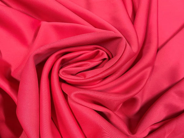 Coral Plain Zara Lycra Fabric