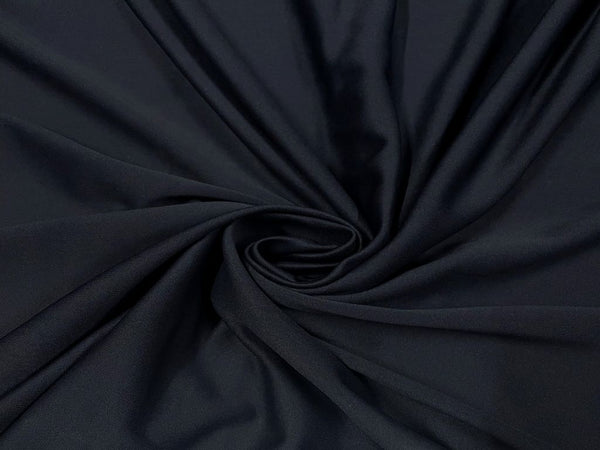 Navy Blue Plain N90D Zara Lycra Fabric