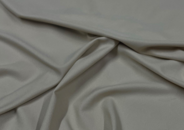 Gray Plain Moss Crepe Fabric