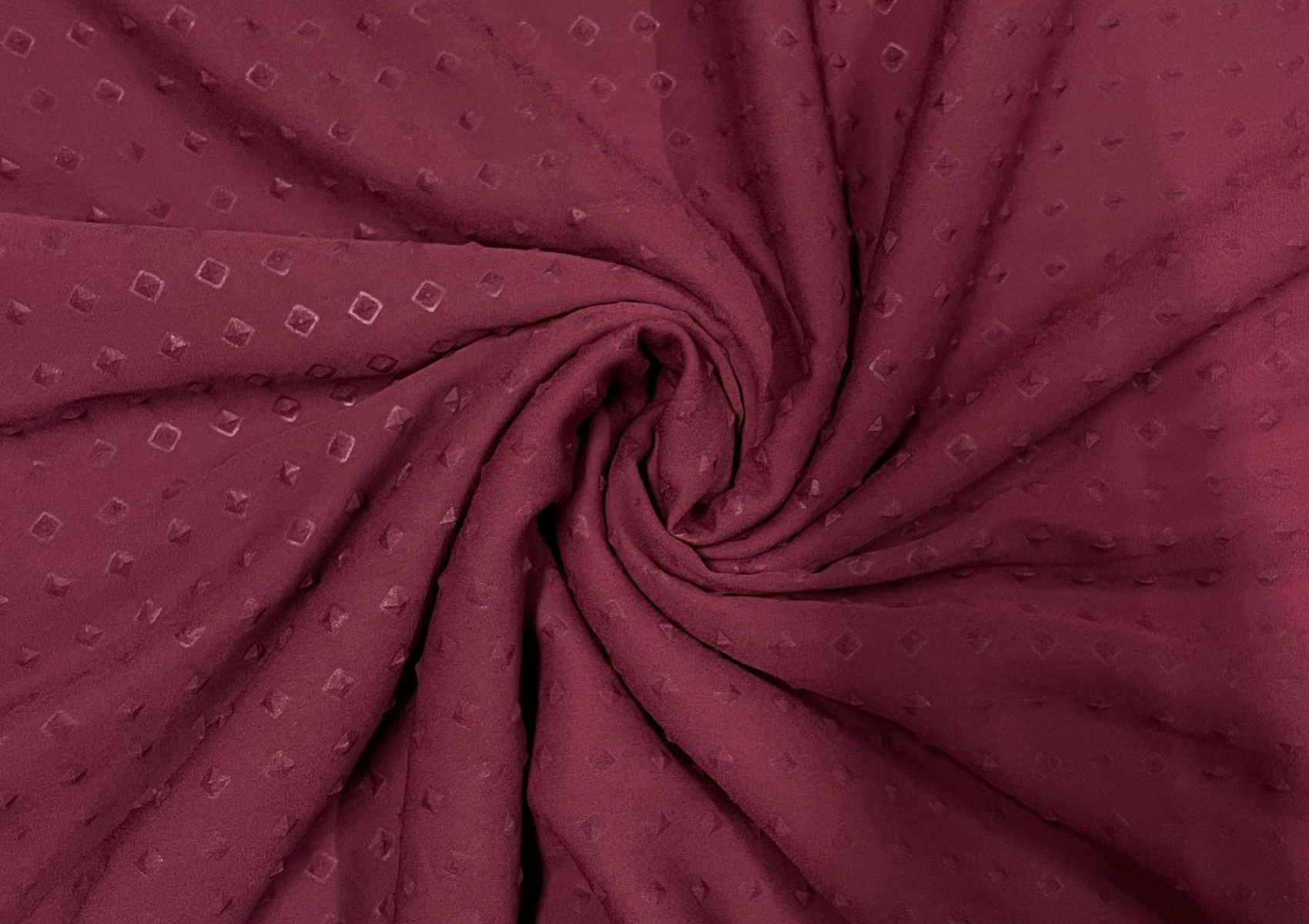 Maroon Abstract Georgette Fabric
