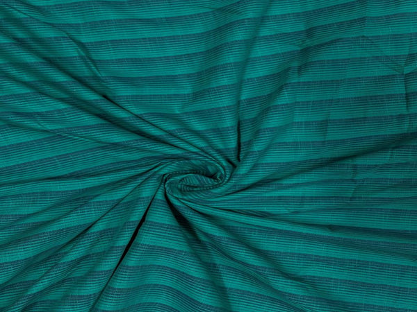 Yarn Dyed Cotton Rama Green Stripes