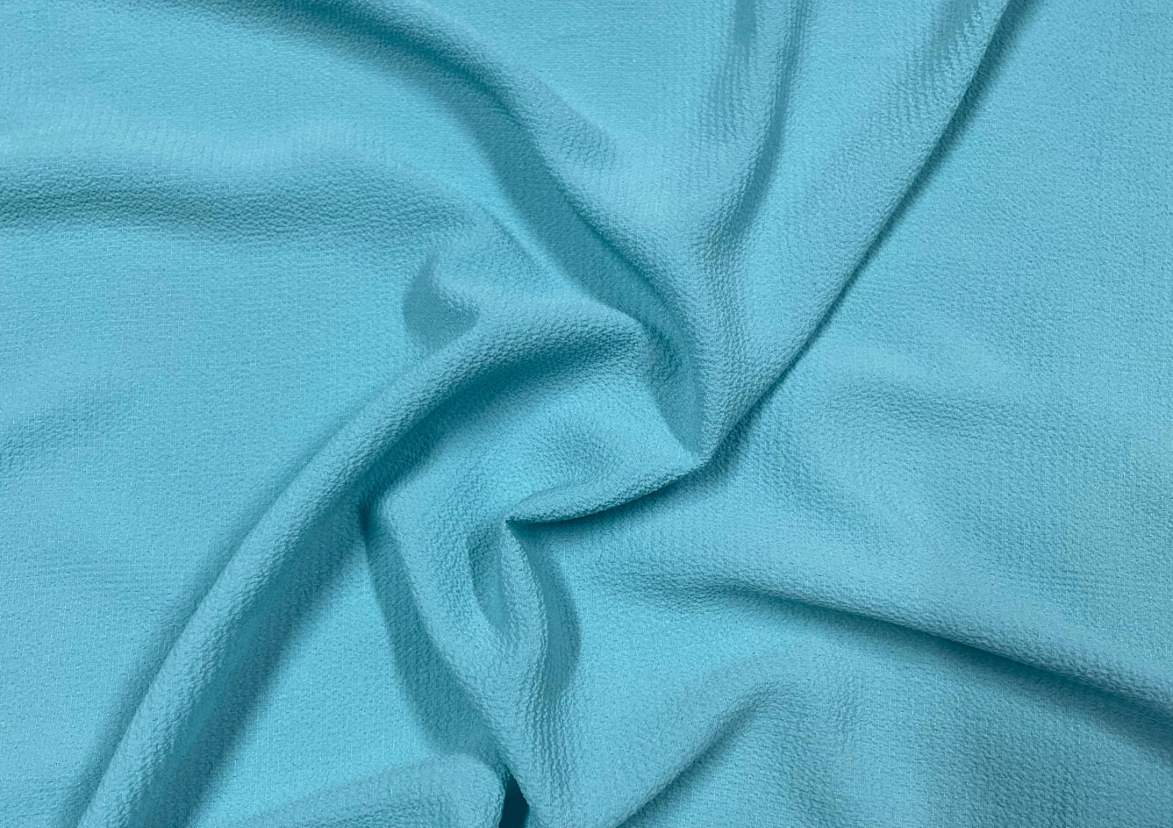 Sea Blue Plain Georgette Fabric