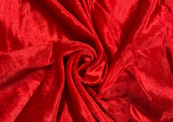 Red Velvet Plains Imported Fabric