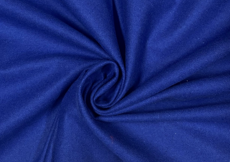 Royal Blue Tweed Plain Fabric