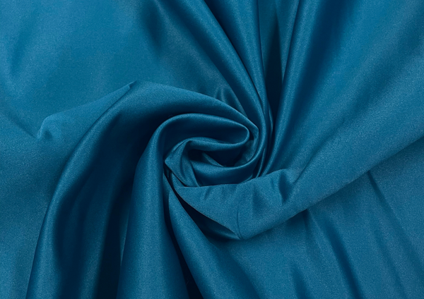 Peacock Blue Satin Fabric