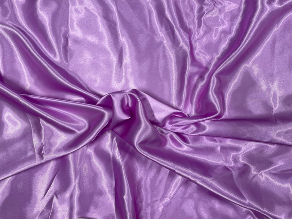 Lilac Acetate Satin Plains / Solids Fabric