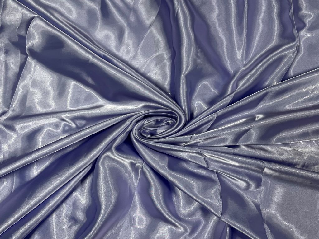 Lavender Plain Acetate Satin Fabric