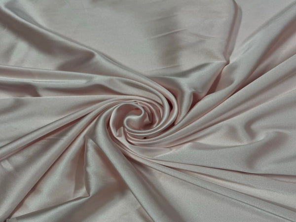 Light Pink Heavy Satin Lycra Fabric