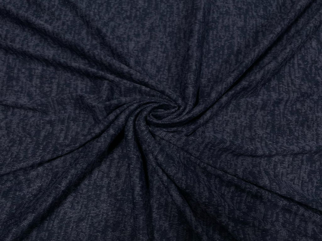 Navy Blue Karachi Lycra Fabric