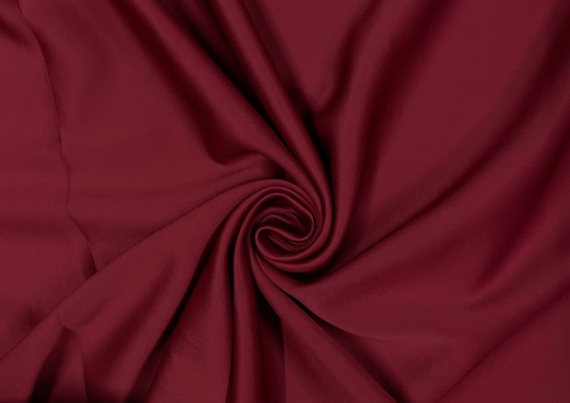 Maroon & Navy Blue Dual Color Plain Sandwich Polyester Fabric